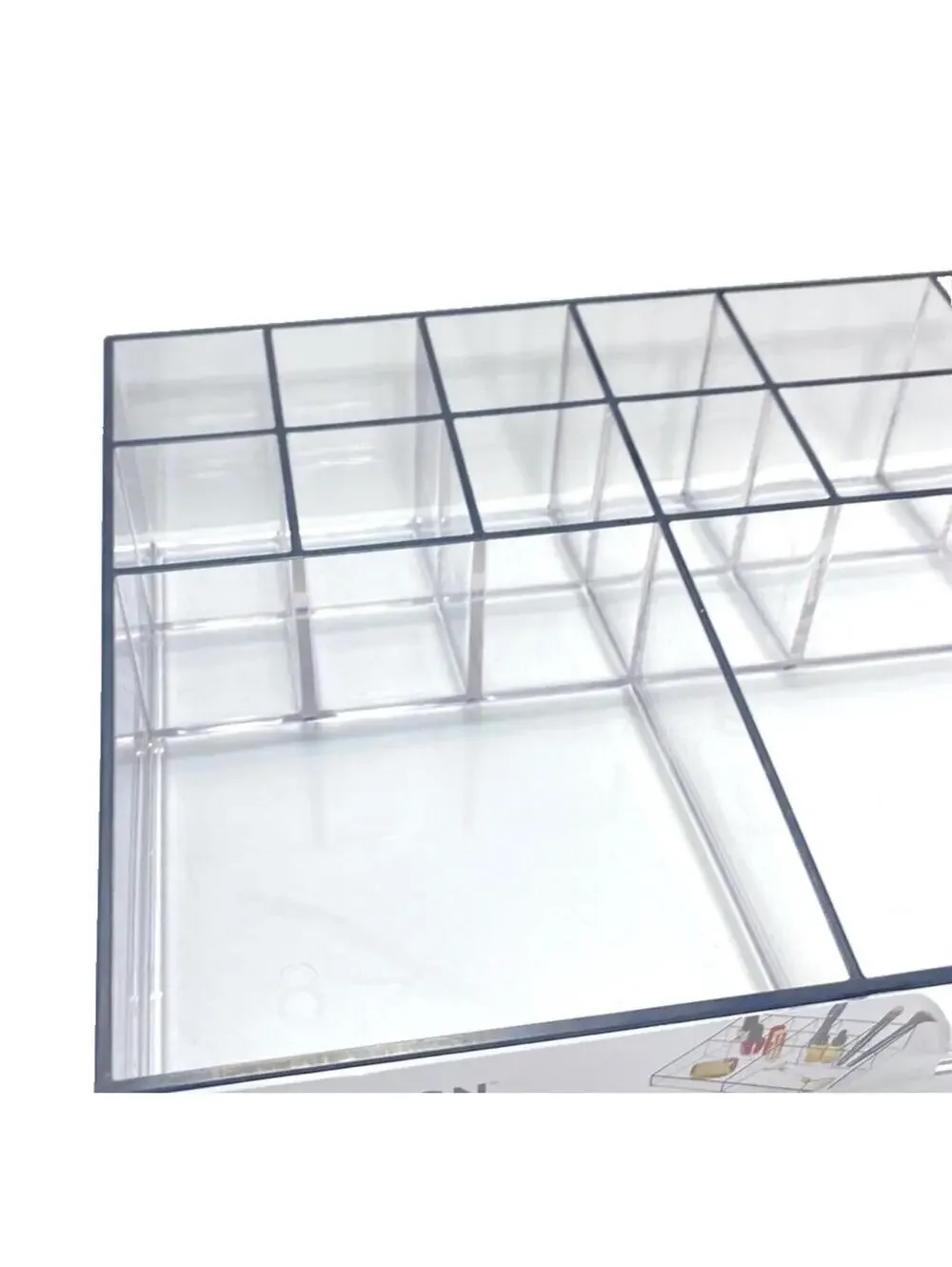 Makeup Organizer Clear Cosmetic iDesign 13 Compartment Countertop
